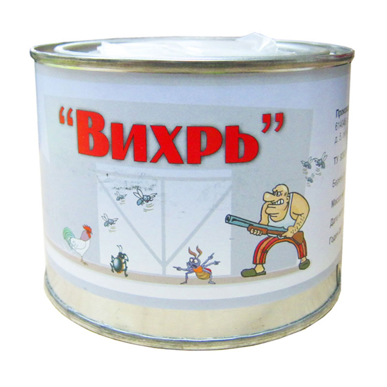 Вихрь инсектоакарицидная шашка с перметрином 200г Вихрь инсектоакарицидная шашка с перметрином 200г
